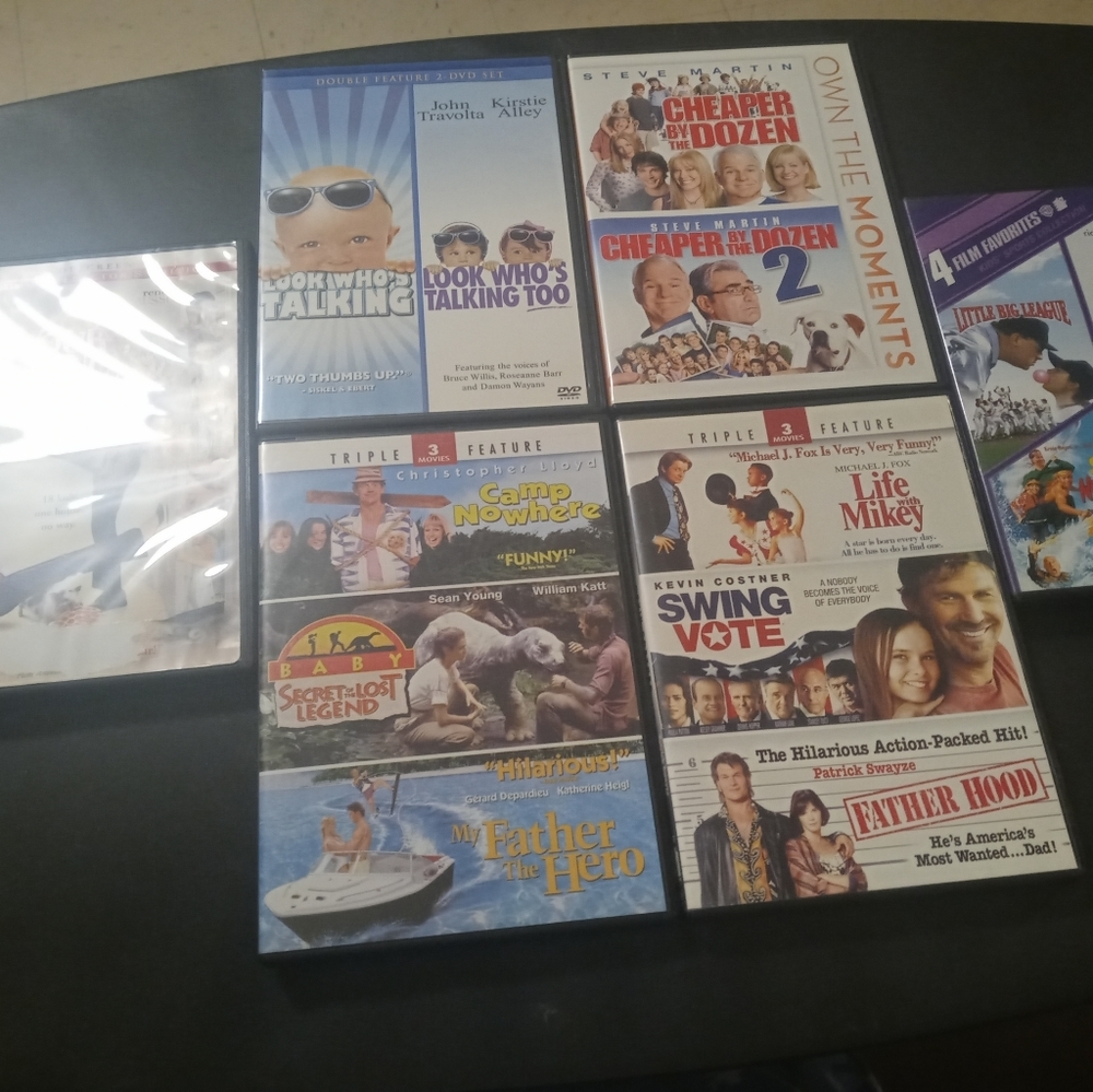 6 Movie Dvds Bundle